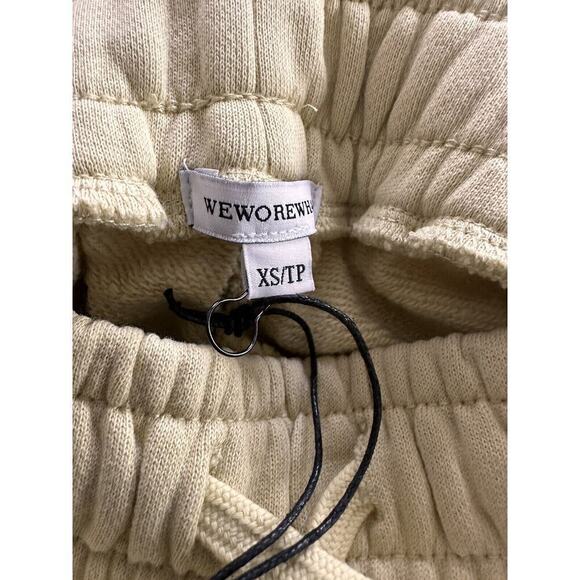 WeWoreWhat Off White lounge wear jogger sweatpants Size XS Color :Hay - Picture 5 of 9